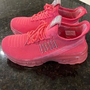 Pretty pink Bebe sneakers
